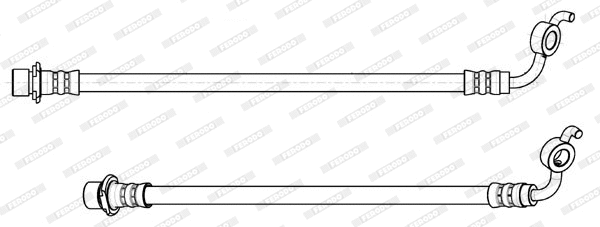 Flexible de frein FERODO FHY2848