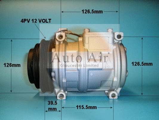 Compresseur, climatisation AUTO AIR GLOUCESTER 14-0265R