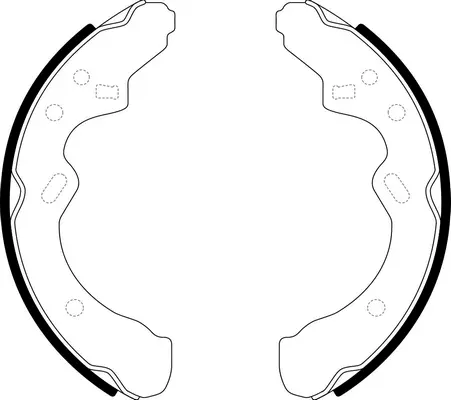Jeu de mâchoires de frein SB BS25358
