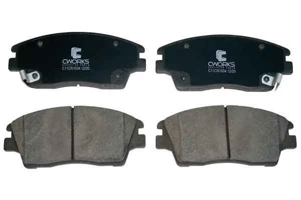 Kit de plaquettes de frein, frein à disque CWORKS C11CR1034
