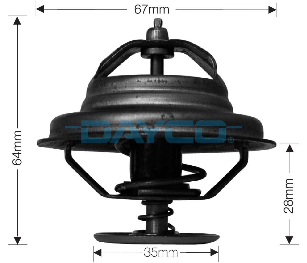 Thermostat, liquide de refroidissement DAYCO-AU DT62A