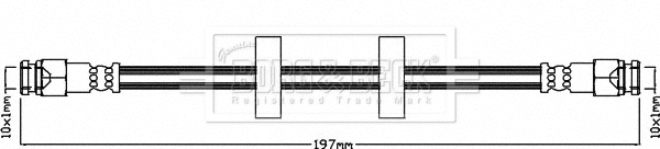 Flexible de frein BORG & BECK BBH7987