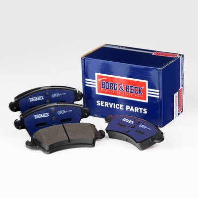 Kit de plaquettes de frein, frein à disque BORG & BECK BBP1805
