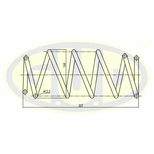 Ressort de suspension G.U.D. GCS062051