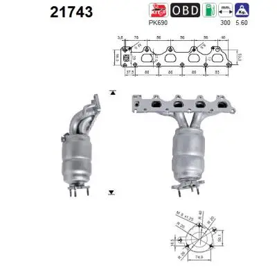 Catalyseur AS 21743