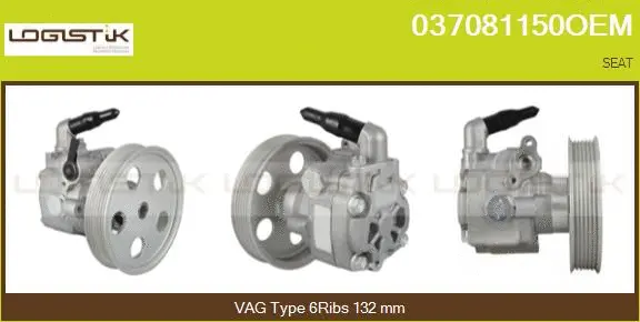 Pompe hydraulique, direction LGK 037081150OEM