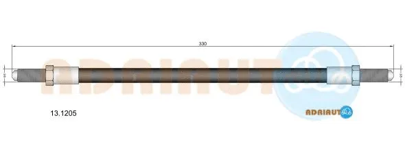Flexible de frein ADRIAUTO 13.1205