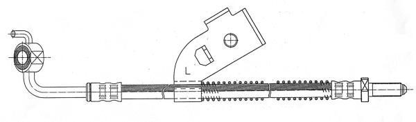 Flexible de frein CEF 511284