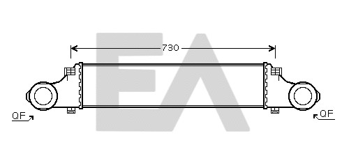 Refroidisseur d'air de suralimentation EACLIMA 36A50021