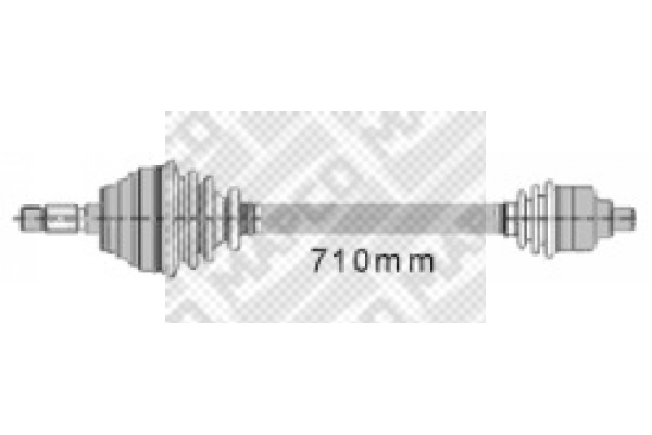 Arbre de transmission MAPCO 16117