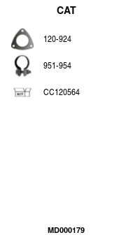Catalyseur FA1 MD000179