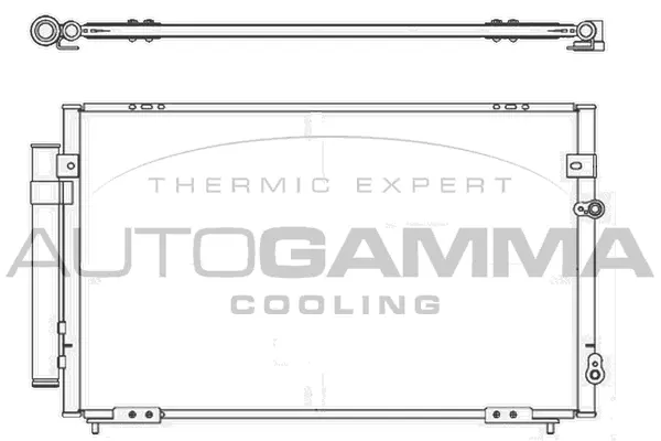 Condenseur, climatisation AUTOGAMMA 105688