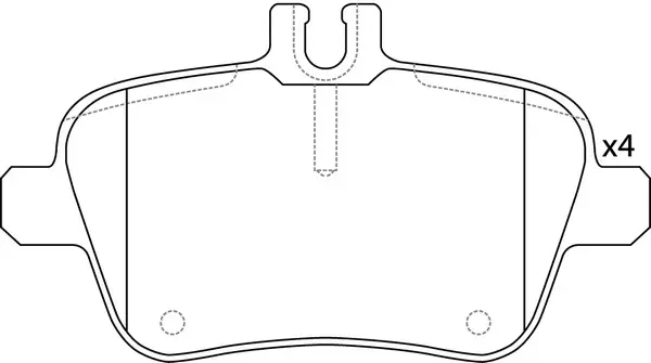 Kit de plaquettes de frein, frein à disque SB BP31010