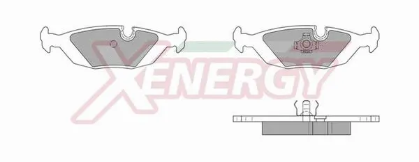 Kit de plaquettes de frein, frein à disque AP XENERGY X40263