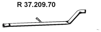 Tuyau d'échappement EBERSPÄCHER 37.209.70