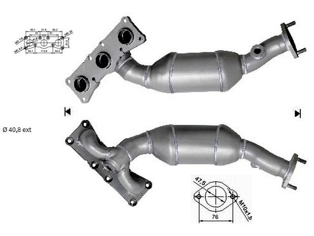 Catalyseur VEGAZ GmbH BK-836