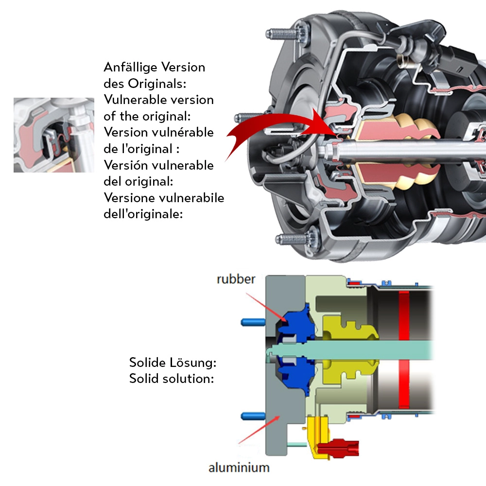 Armortisseur pneumatique Miessler Automotive 11100-01-039T