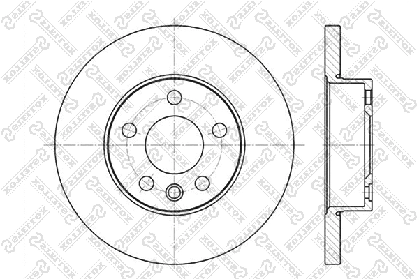 Disque de frein STELLOX 6020-4766-SX