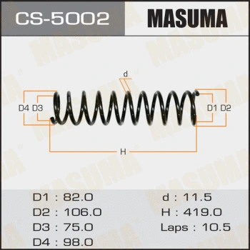 Ressort de suspension MASUMA CS-5002