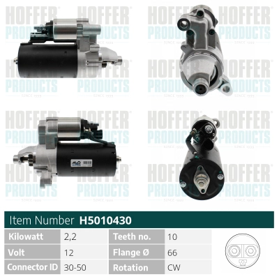 Démarreur HOFFER H5010430
