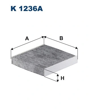 Filtre, air de l'habitacle FILTRON K 1236A