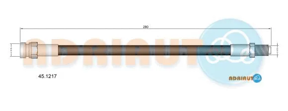 Flexible de frein ADRIAUTO 45.1217