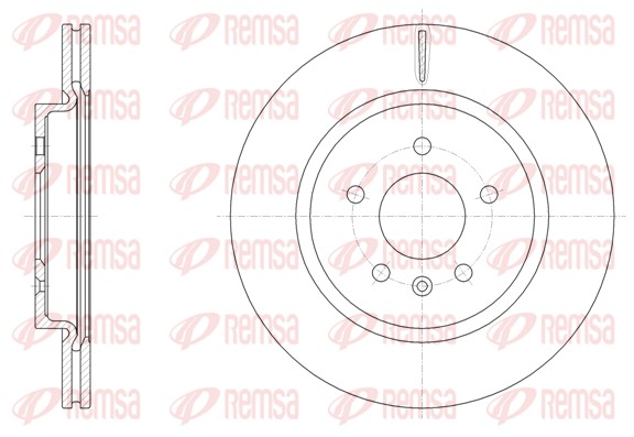 Disque de frein REMSA 62106.10