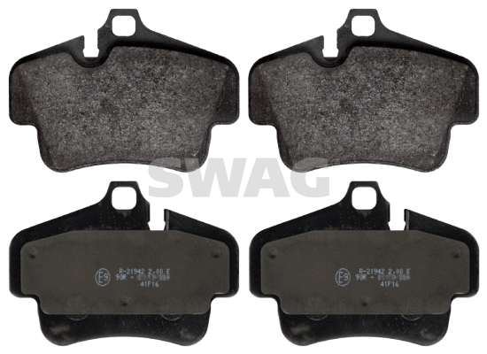 Kit de plaquettes de frein, frein à disque SWAG 38 11 6178