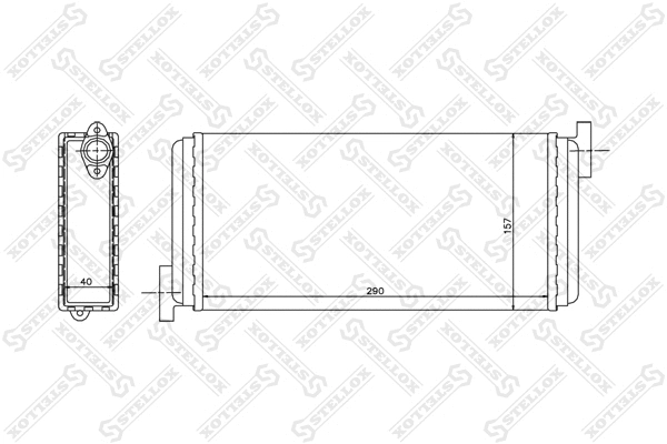 Système de chauffage STELLOX 10-35049-SX