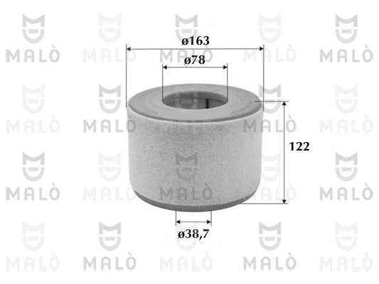 Filtre à air AKRON-MALÒ 1500421