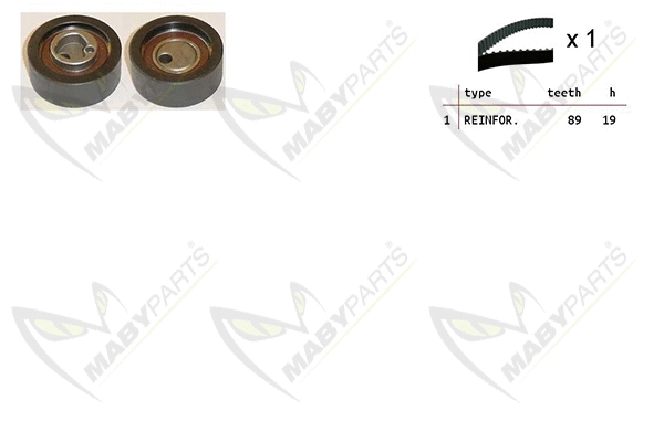 Kit de courroie crantée MABYPARTS OBK010301