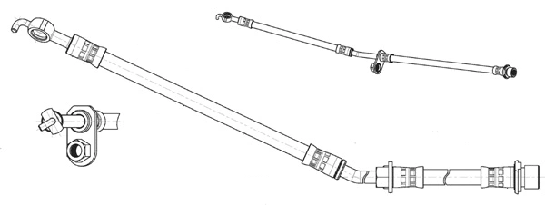 Flexible de frein CEF 514588