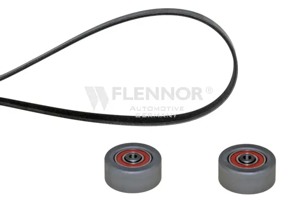 Jeu de courroies trapézoïdales à nervures FLENNOR F906PK1123