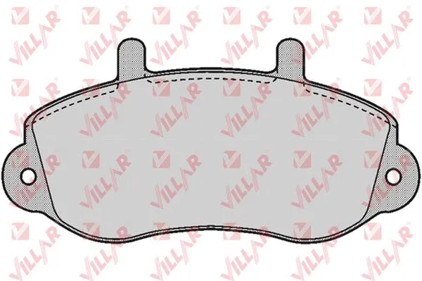 Kit de plaquettes de frein, frein à disque VILLAR 626.0663