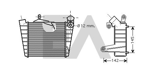 Refroidisseur d'air de suralimentation EACLIMA 36A77020