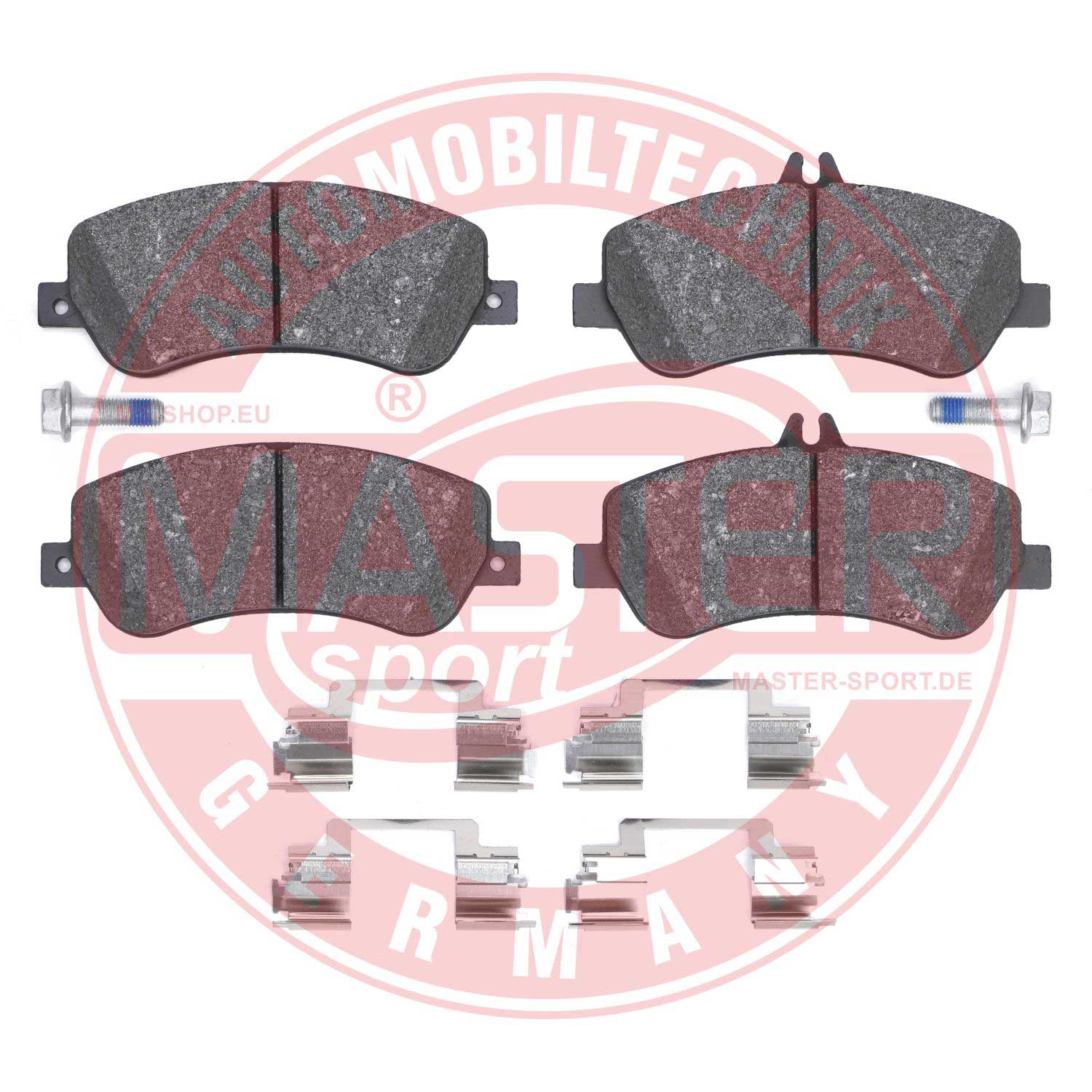 Kit de plaquettes de frein, frein à disque MASTER-SPORT GERMANY 13046038522N-SET-MS