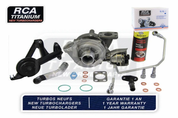 Turbocompresseur, suralimentation RCA FRANCE RCA7623282XK