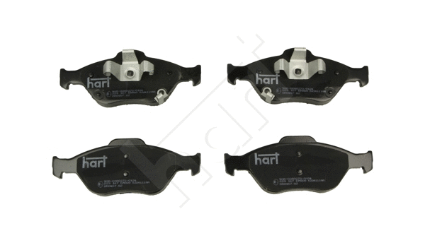 Kit de plaquettes de frein, frein à disque HART 223 167