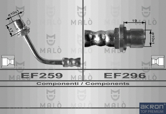 Flexible de frein AKRON-MALÒ 8402