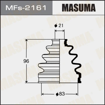 Jeu de joints-soufflets, arbre de commande MASUMA MFs-2161