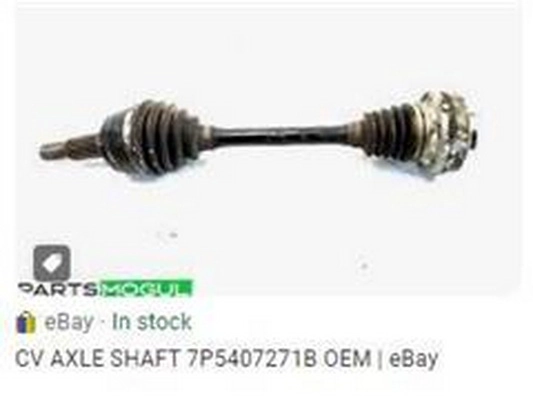 Arbre de transmission ZPY 7P5407271B