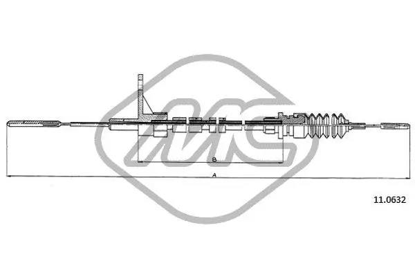 Câble d'accélération Metalcaucho 83819