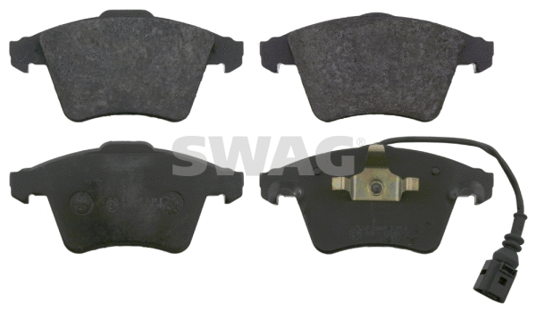 Kit de plaquettes de frein, frein à disque SWAG 30 91 6462
