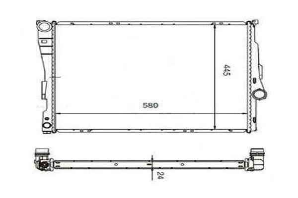 Radiateur, refroidissement du moteur ORDONEZ 2060315