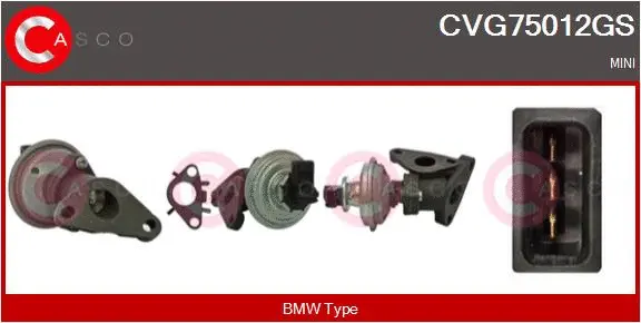 Vanne EGR CASCO CVG75012GS