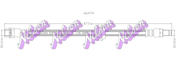 Flexible de frein KAWE H6474