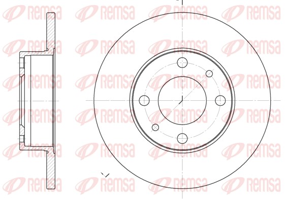 Disque de frein REMSA 6030.00
