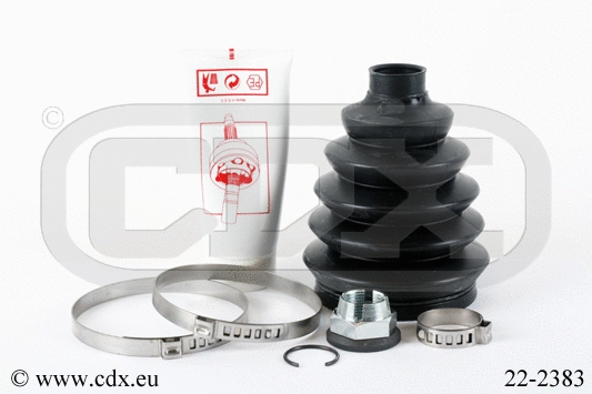 Jeu de joints-soufflets, arbre de commande CDX 22-2383
