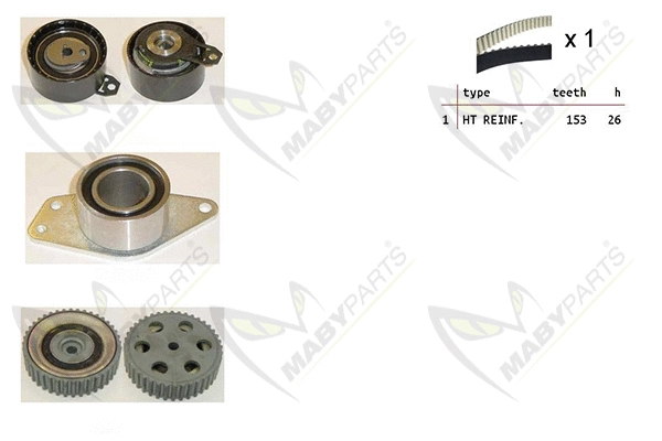 Kit de courroie crantée MABYPARTS OBK010275