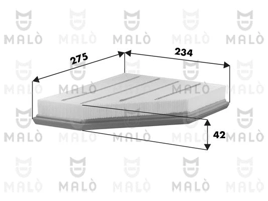 Filtre à air AKRON-MALÒ 1500671
